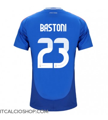 Italia Alessandro Bastoni #23 Prima Maglia Europei 2024 Manica Corta
